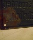 Original panel/board from the concentration camp Gross-Rosen! Found in the area, in a house!